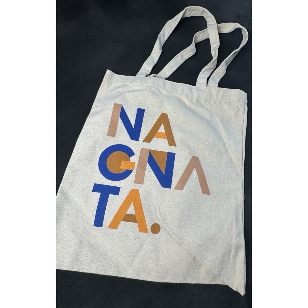 Nagnata Slow Fashion Organic Canvas Tote Bag Graphic Minimalist
